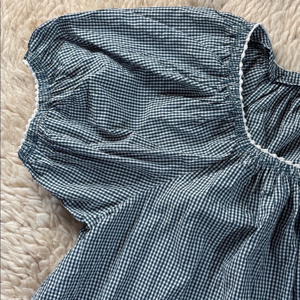 Doen Tennessee in Blue Azure Paris Gingham - Picture 6 of 16